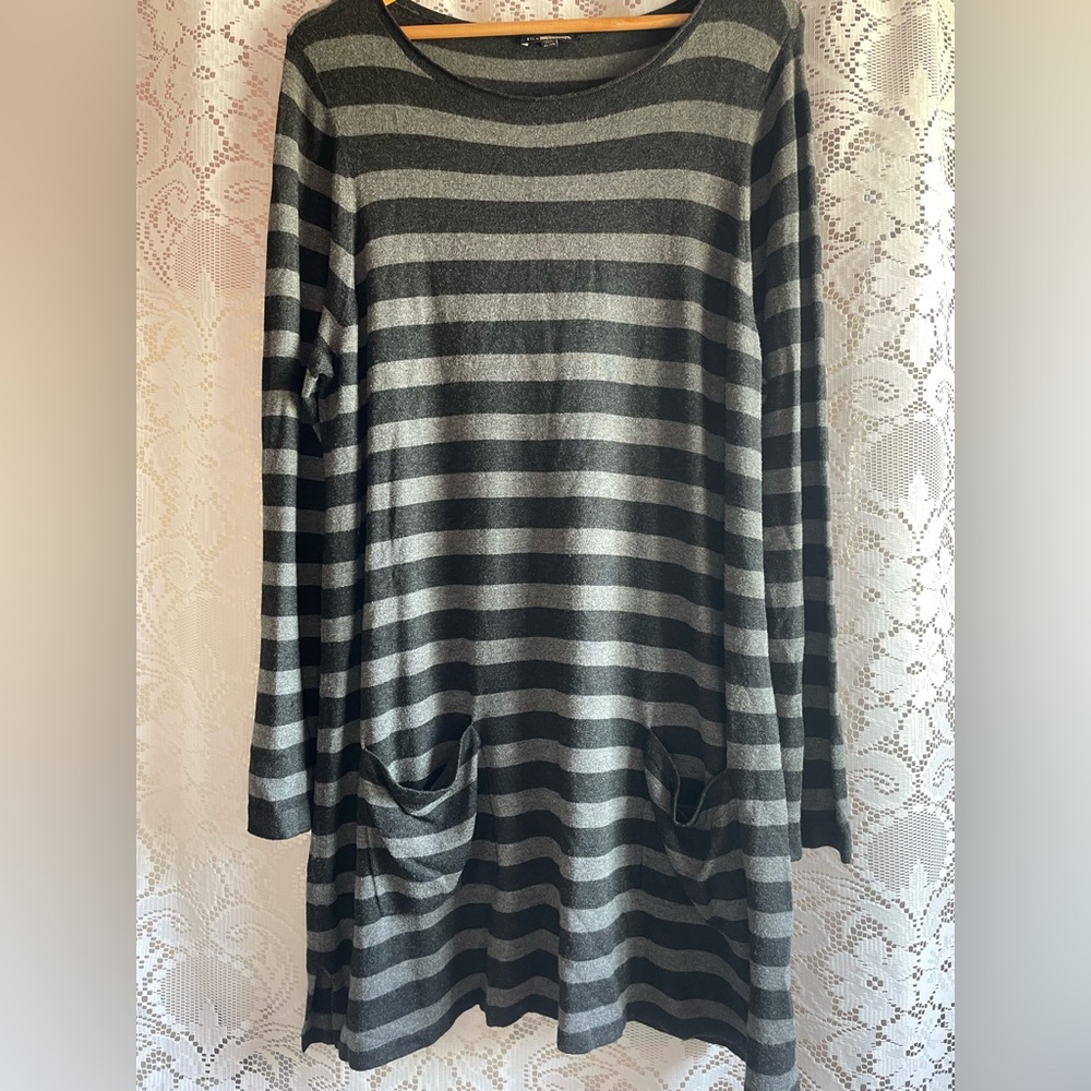 EILEEN FISHER Women’s XL Cozy Viscose Sweater Dress Italian Yarn NWOT